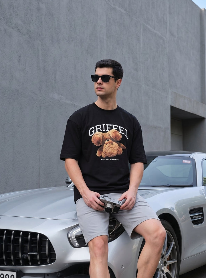 UPSIDE DOWN TEDDY OVERSIZED T-SHIRT🐻