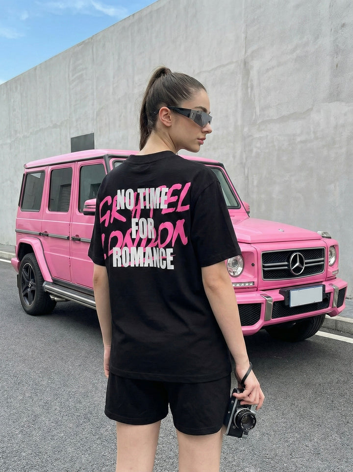 NO TIME FOR ROMANCE T-shirt and Short Set 🌹