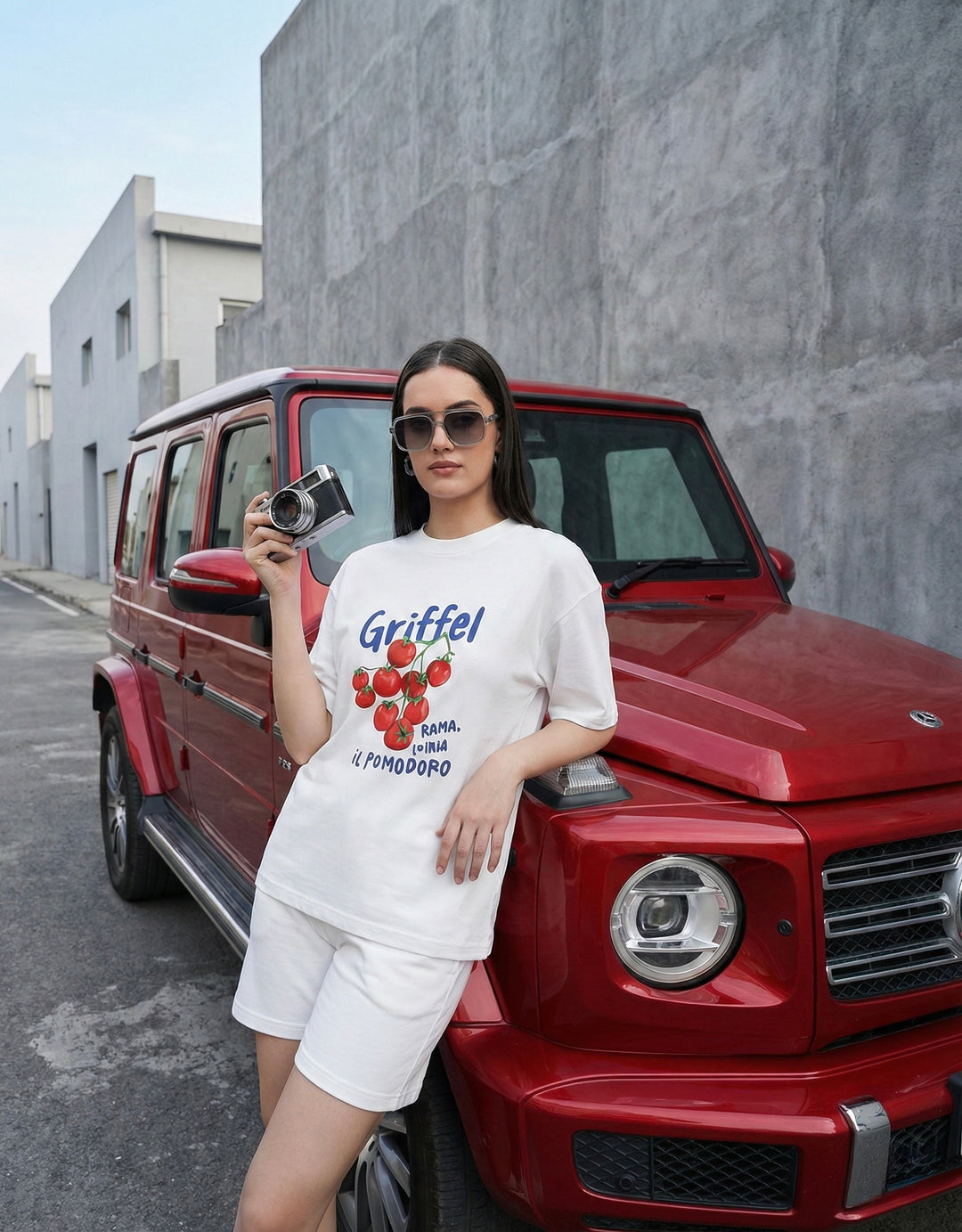 Pomodoro Oversized Cotton Co-ord 🍅