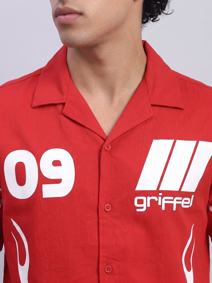 Fire Energy Cotton Bowling Shirt 🔥