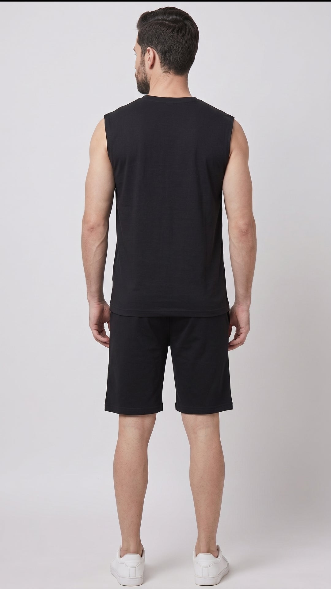 Electric Energy Cotton Black Easy Fit Tank ⚡️