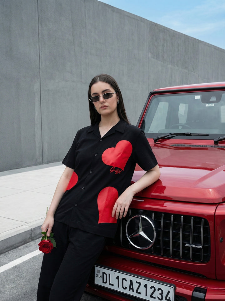 HEART women Bowling Shirt ❤️
