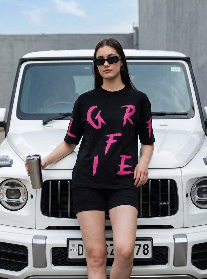 All over Griffel OVERSIZED Cotton T-SHIRT 🫶🏼