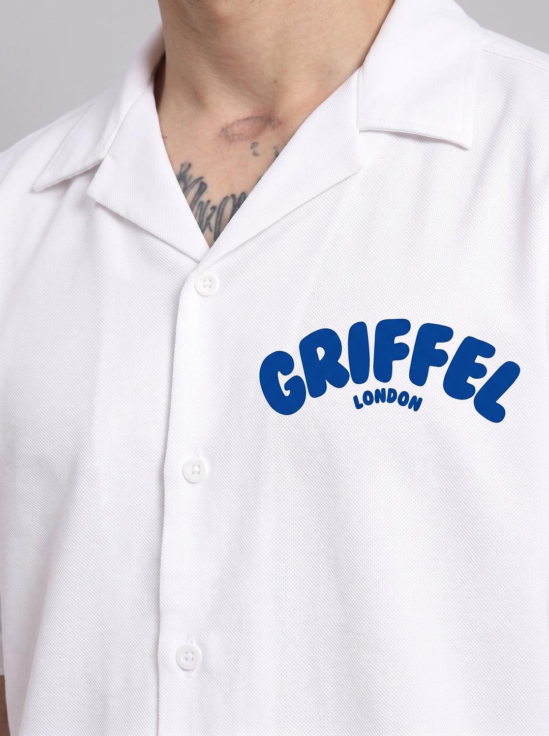 Logo 2026 Cotton Bowling Shirt  🔵