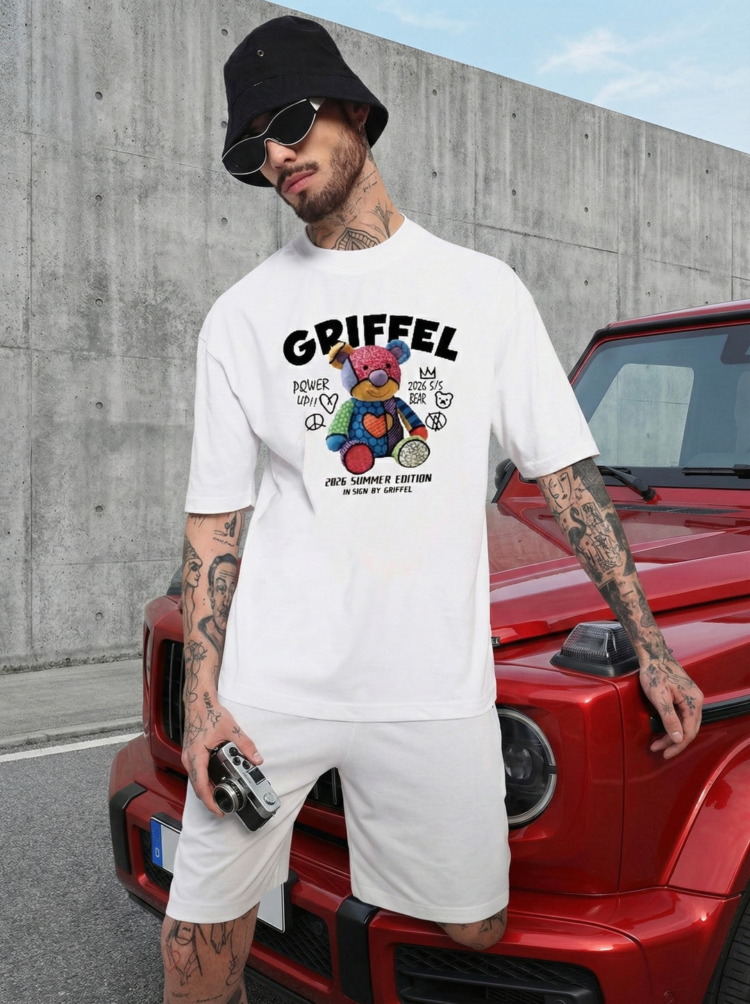 Summer Teddy Oversized Cotton T-shirt