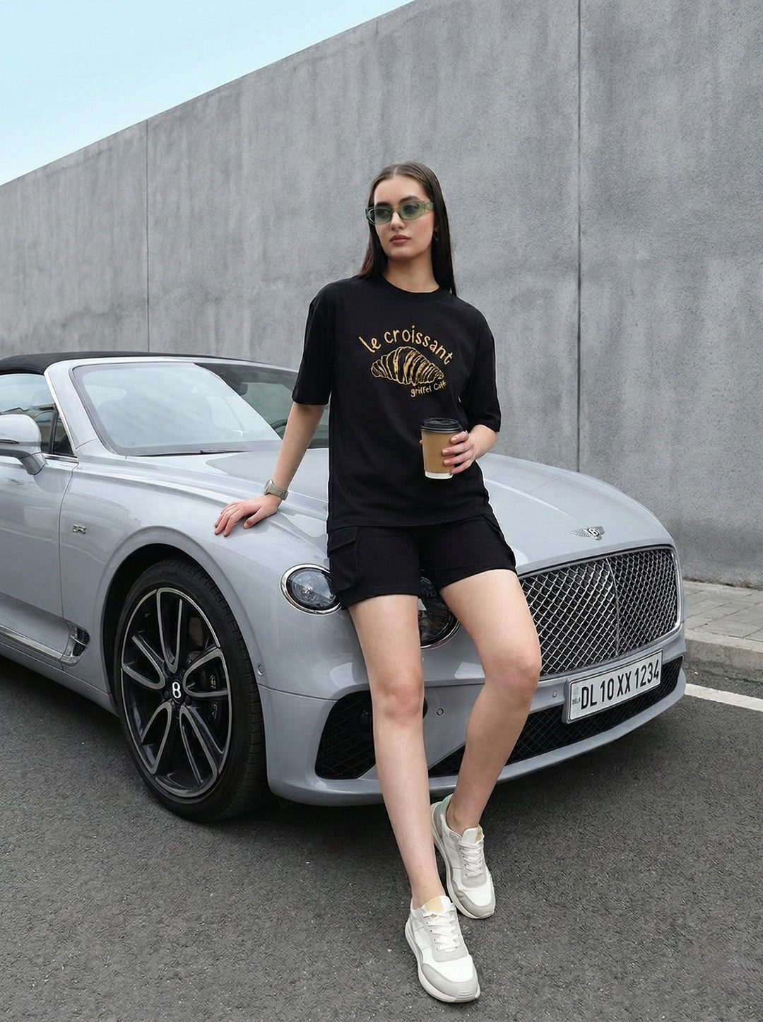 Crossiant Oversized Cotton Co-ord