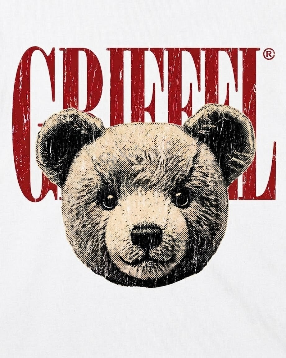 Grizzly Bear Oversized Cotton T-shirt 🧸