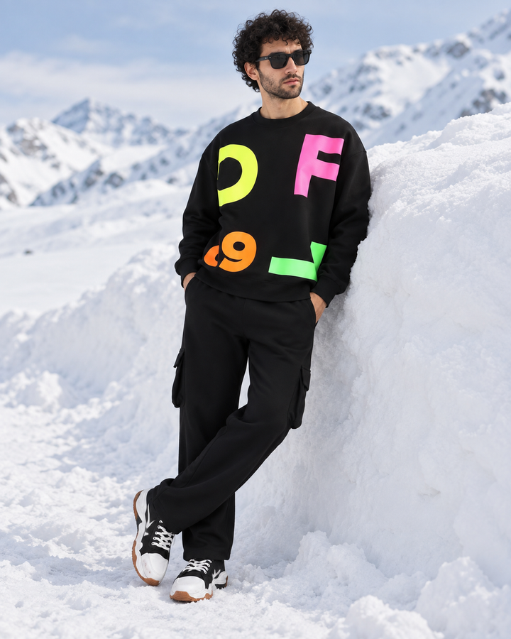 GFL09 Oversized round neck cotton fleece Tracksuit 0️⃣9️⃣