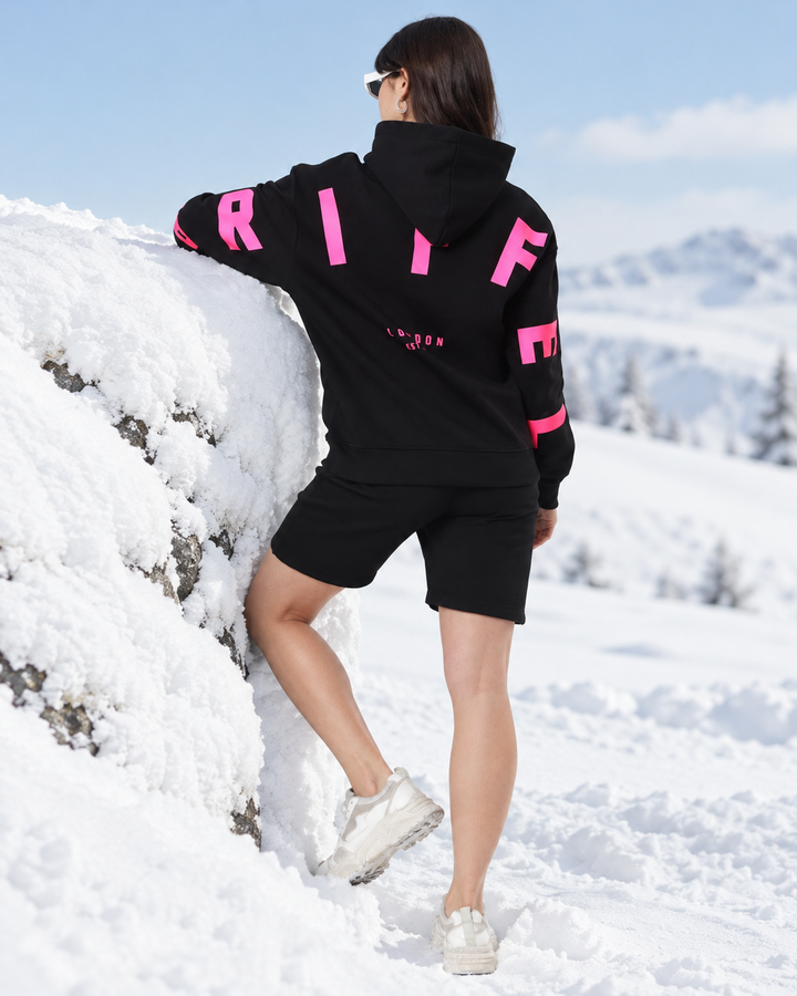 Back Griffel Oversized Cotton fleece Tracksuit with Shorts 😎