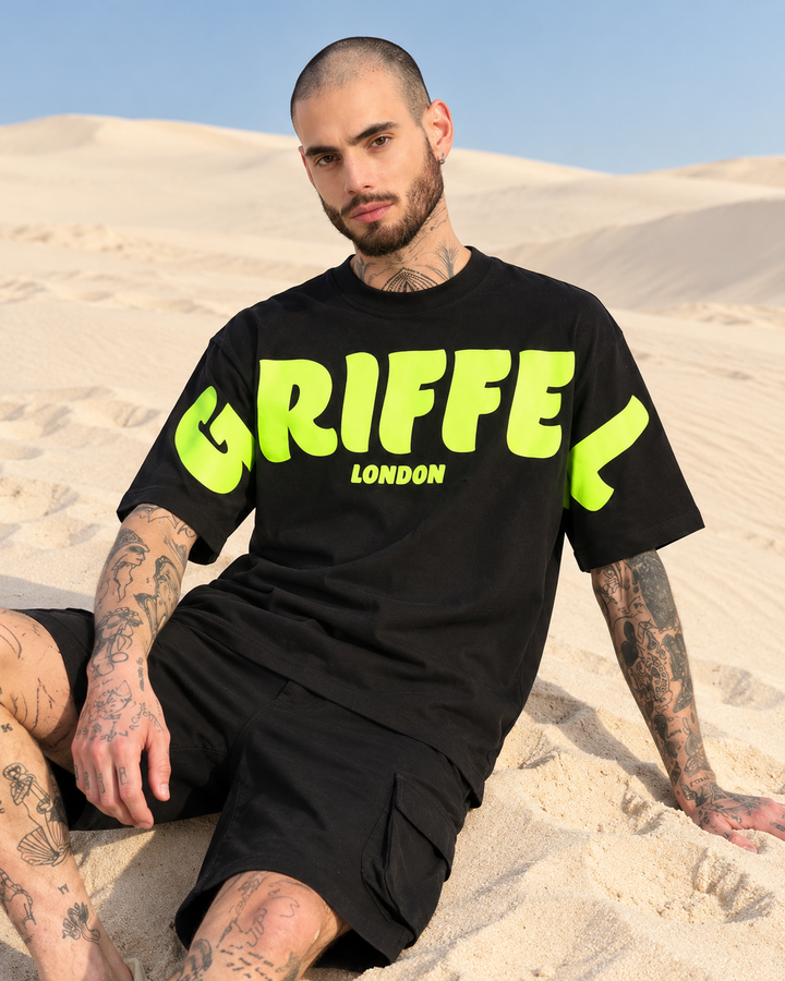 Front Griffel Oversized Cotton T-shirt 💚