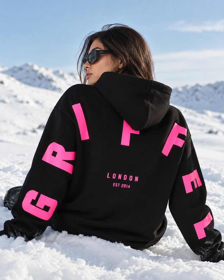 PINK GRIFFEL Oversized Hoodie