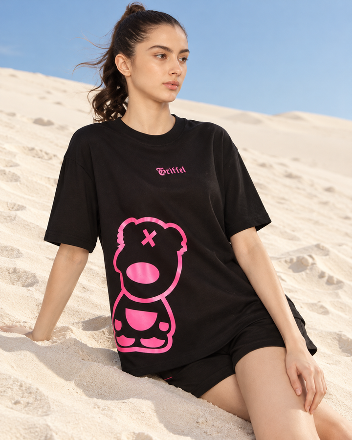 Side Teddy Oversized T-shirt 🧸