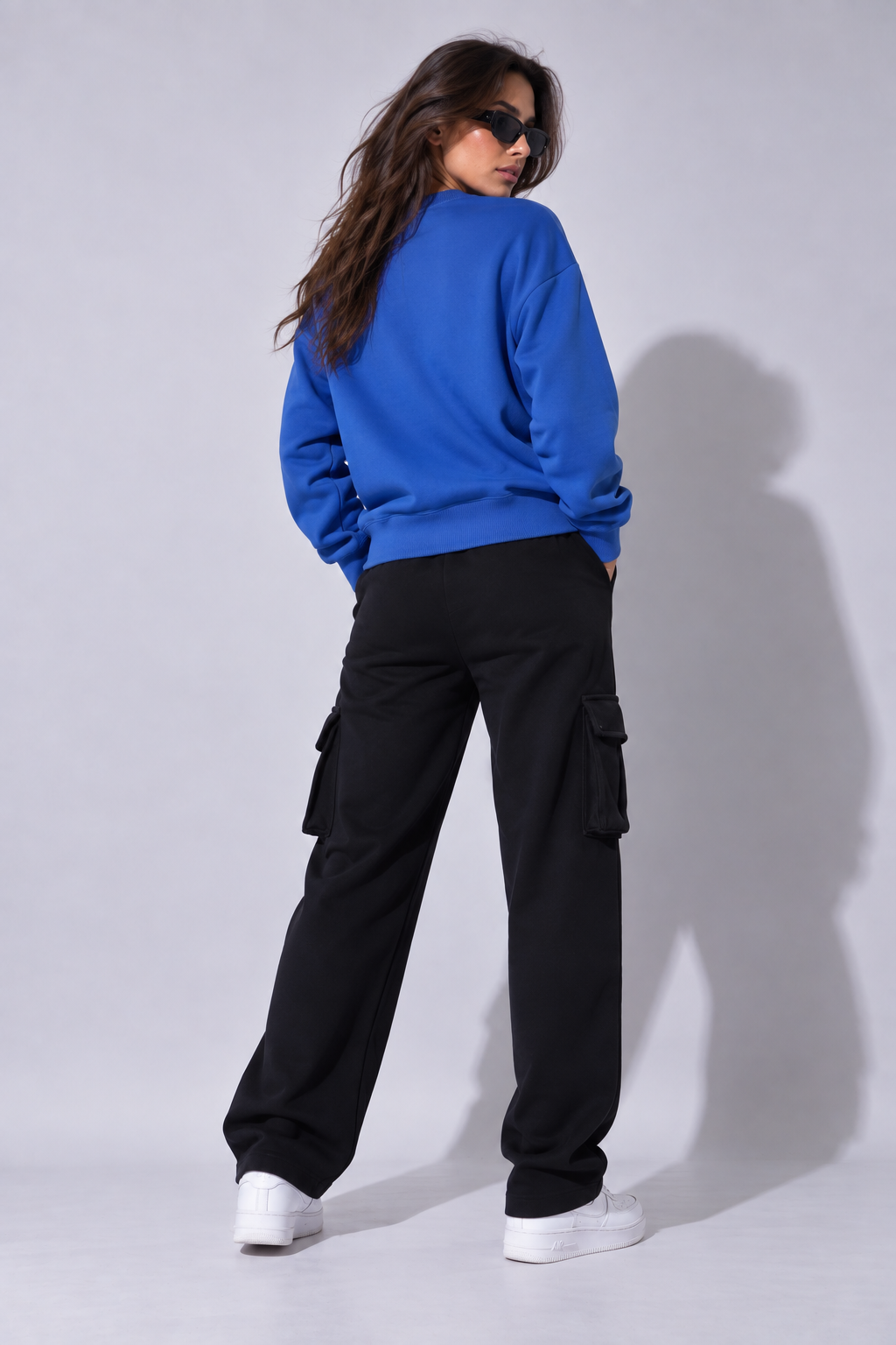 UNIVERSITY  Cotton Fleece Round neck  Oversized Sweatshirt For Women 🎓