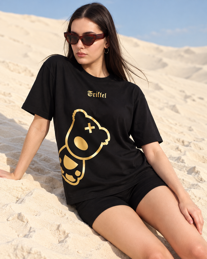 SIDE TEDDY OVERSIZED T-SHIRT 🧸