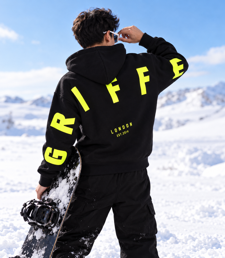 Back Griffel Cotton Fleece oversized Hoodie 🧢