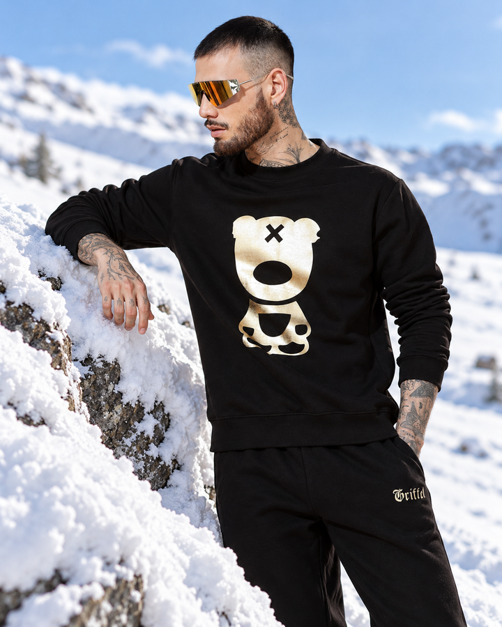 TEDDY 2.0 Oversized Cotton Fleece Round neck Sweatshirt 🐻