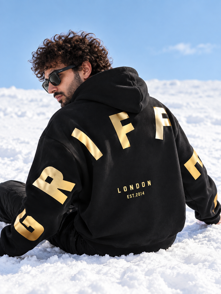 Back Griffel Cotton Fleece oversized Hoodie 👑