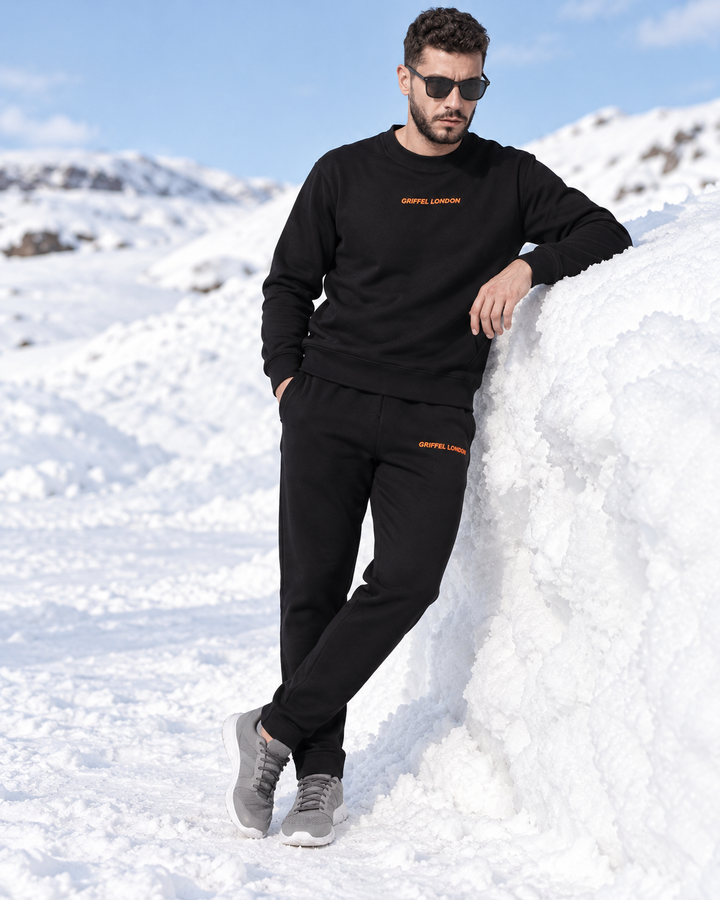 Griffel London Logo Oversized Fit Round neck Tracksuit 😎