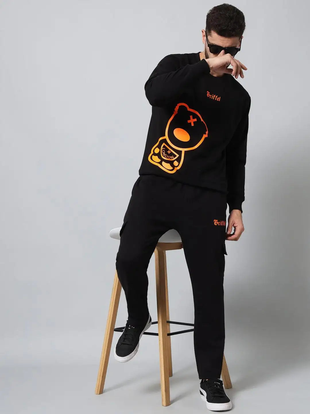Griffel Teddy Bear Fleece Hoodie Men's Sigma 