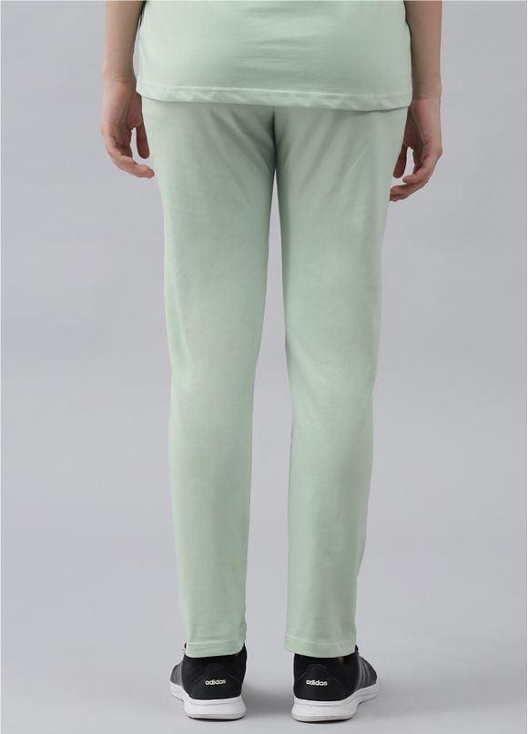 Copy of GRIFFEL Women Basic Solid Regular Fit Sea Green Trackpant - griffel